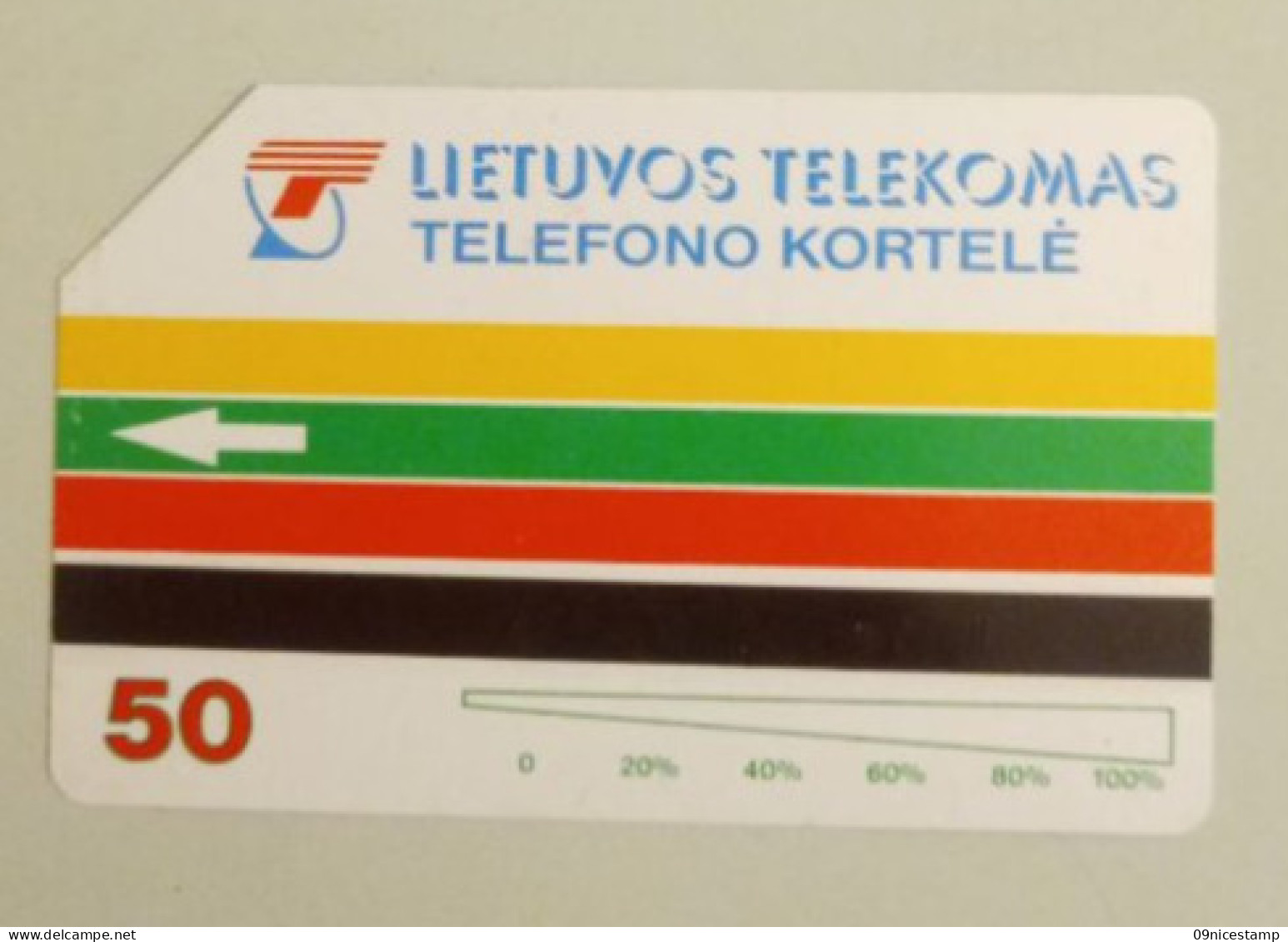 Telephonecard Lithuania , Used And Empty - Lithuania