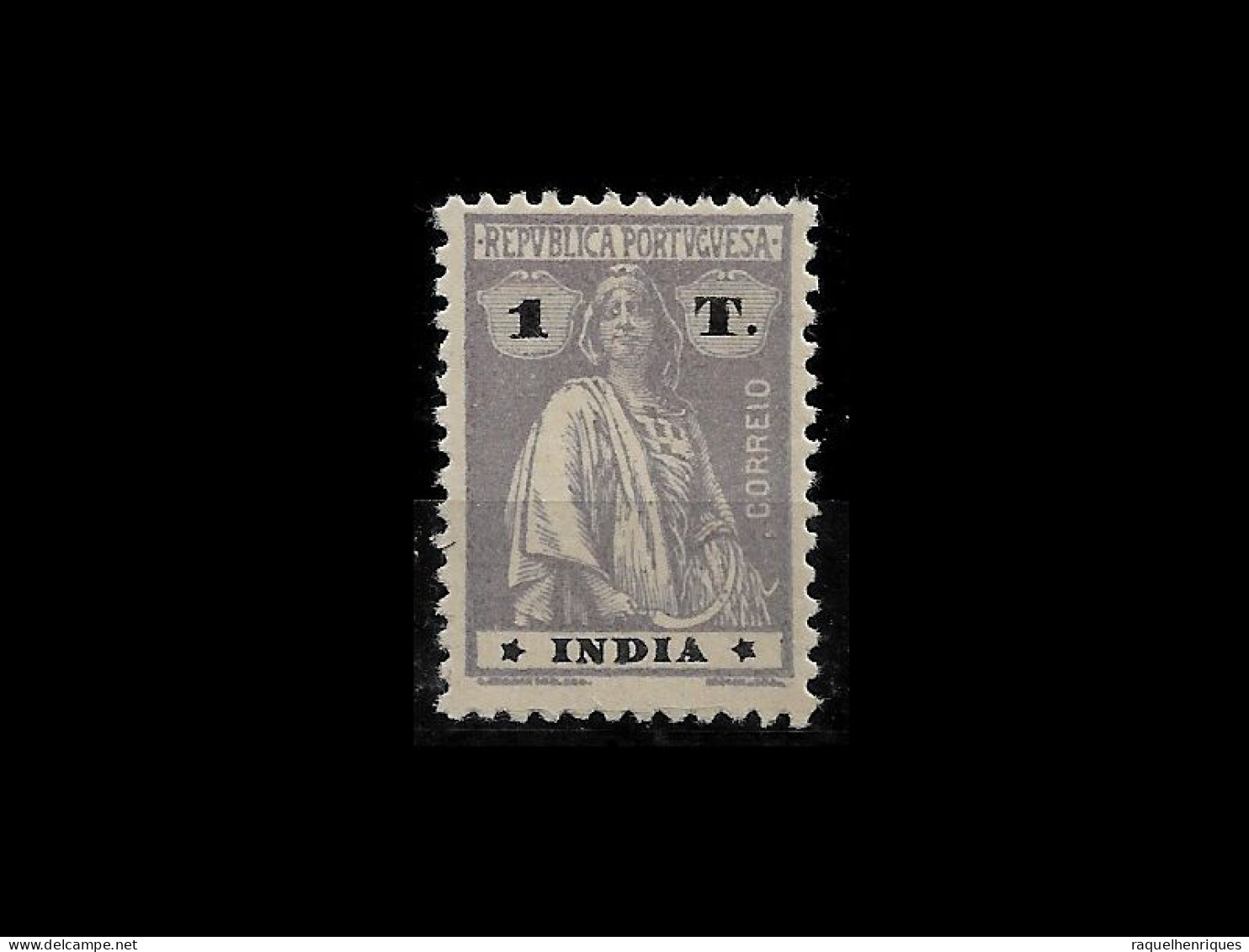 PORTUGUESE INDIA 1914 CERES STARS III-IV MH (NP#67-P28-L2) - Portuguese India