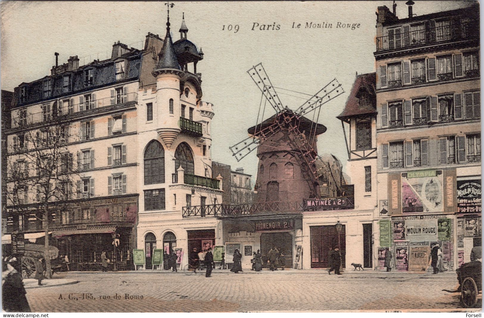 Paris  , Le Moulin Rouge (Unused) - Cafés, Hotels, Restaurants