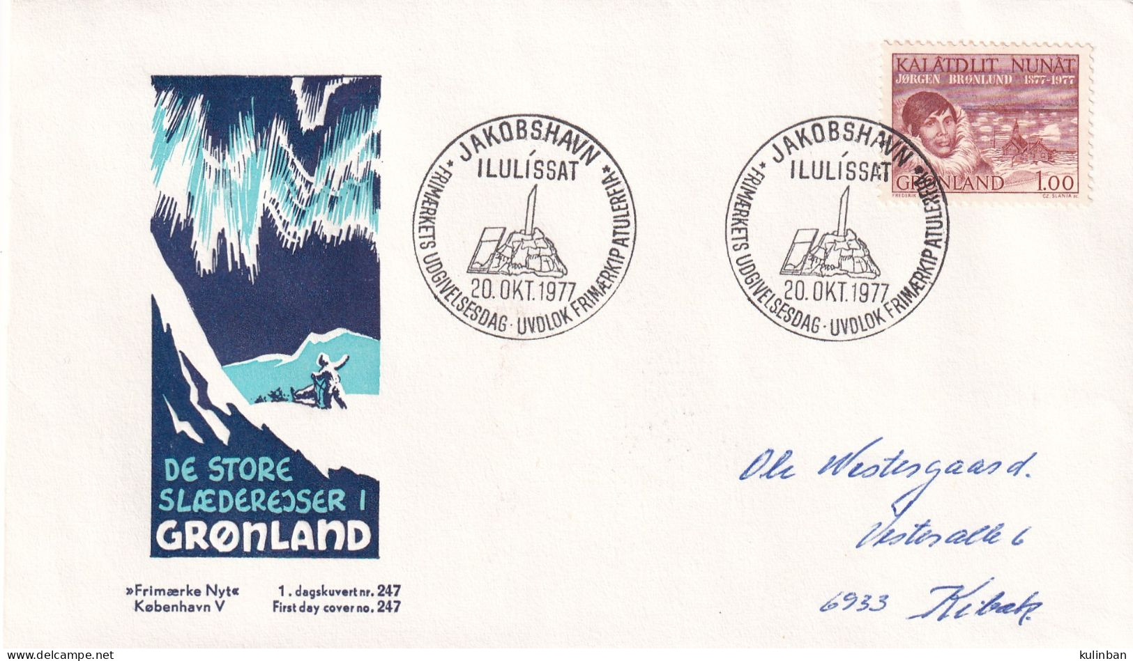 GRENLAND, 1977 KALAALLIT NUNAAT - Covers & Documents