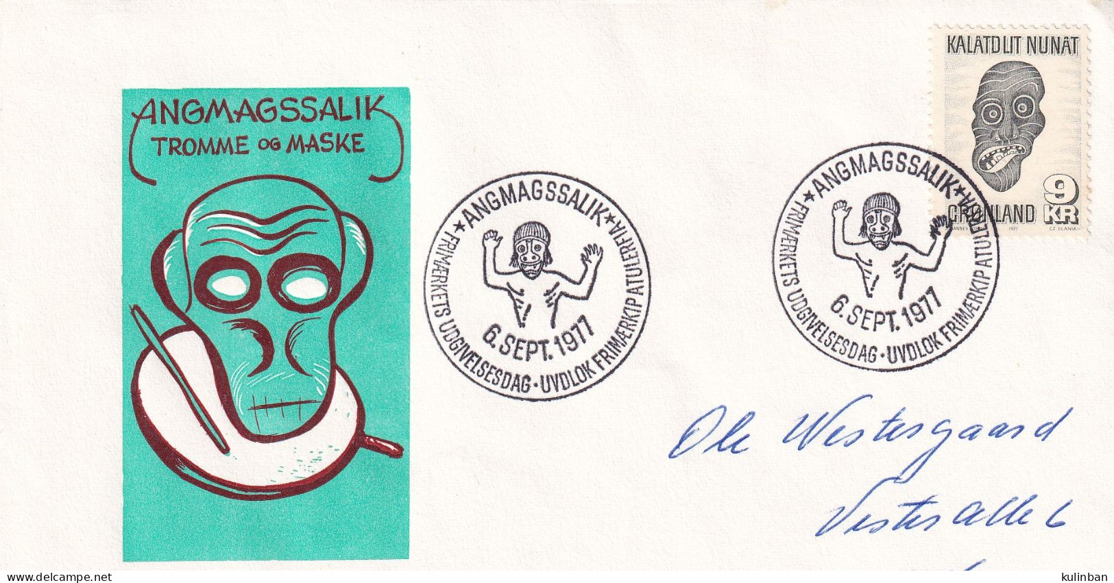 GRENLAND, 1977 KALAALLIT NUNAAT - Lettres & Documents