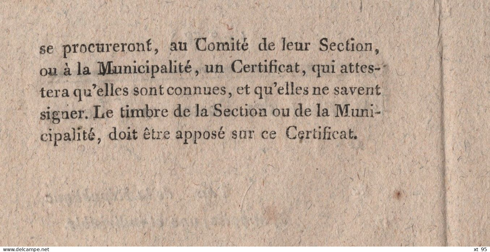 Petit Formulaire Neuf - Retrait De Lettre Ou Paquet Charge - Bureau Des Postes Aux Lettres - 1701-1800: Vorläufer XVIII