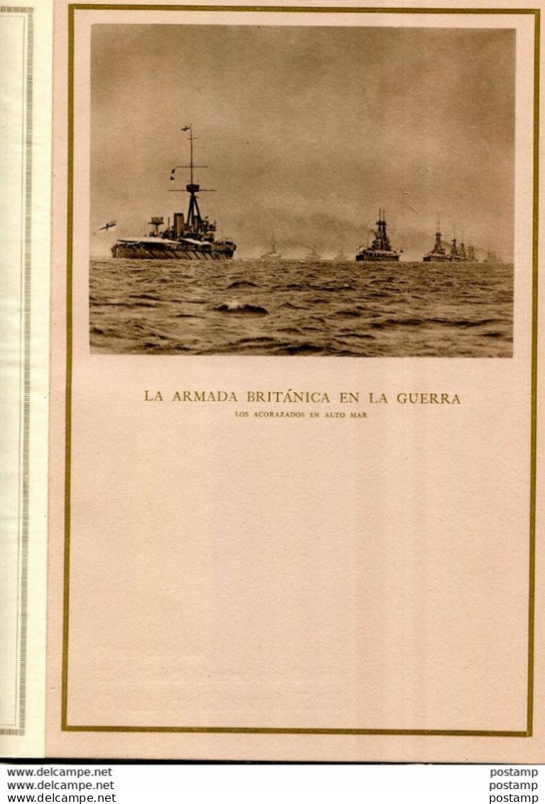 Livret"EI IMPERIO BRITANICO EN LA GUERRA"8 Pages 5 Grandes Photos+2 Doubles Pages Illustrées - War 1914-18
