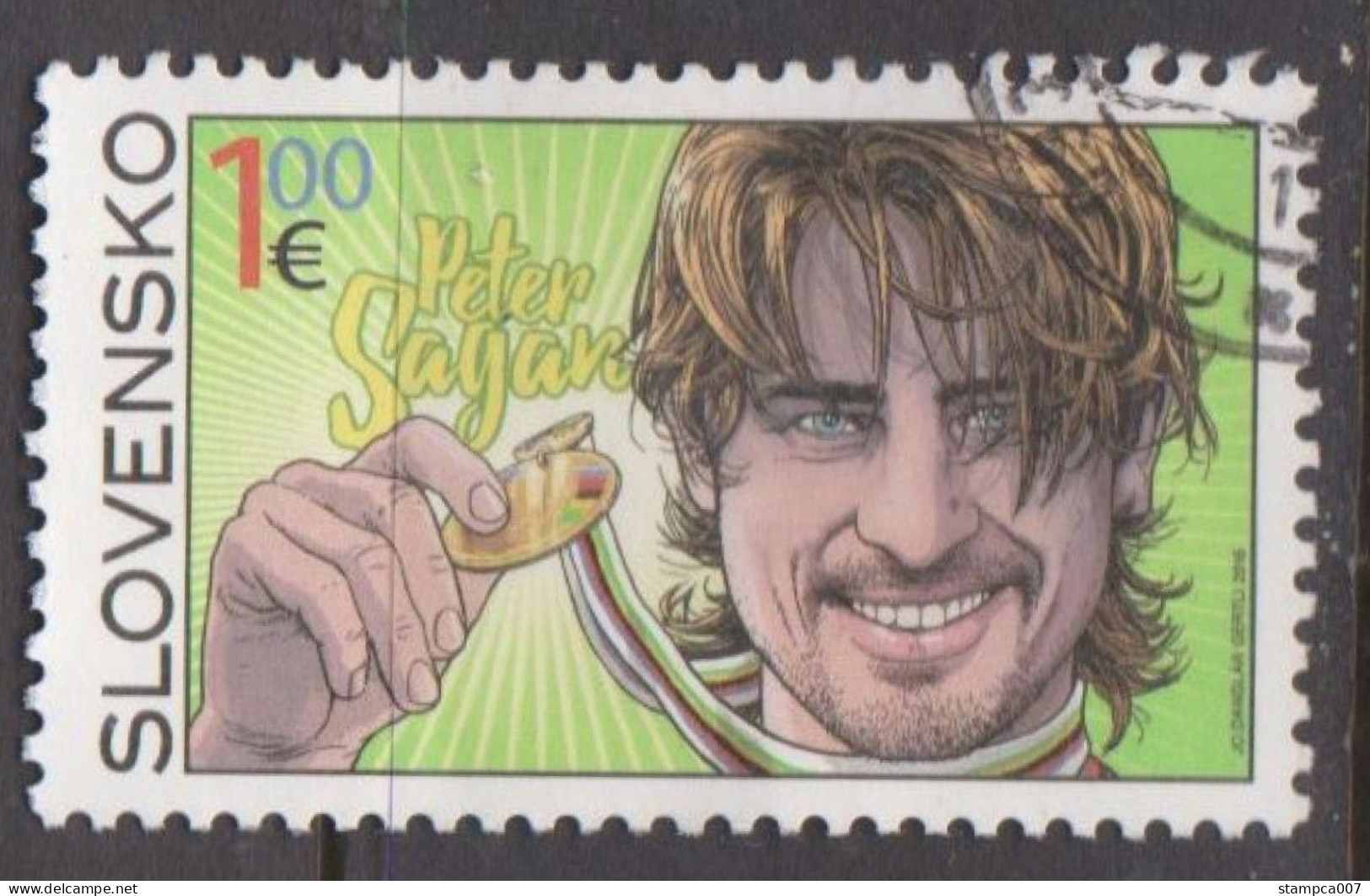 2016 Y/T 688 Sport Velo Wielrennen Cycling Peter Sagan - Used Stamps