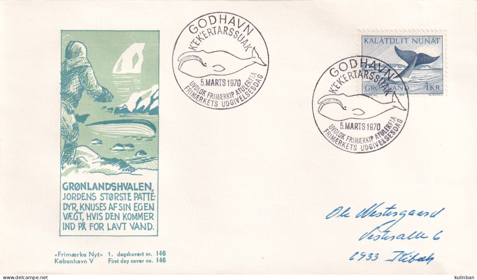 GRENLAND, 1970 KALAALLIT NUNAAT - Covers & Documents