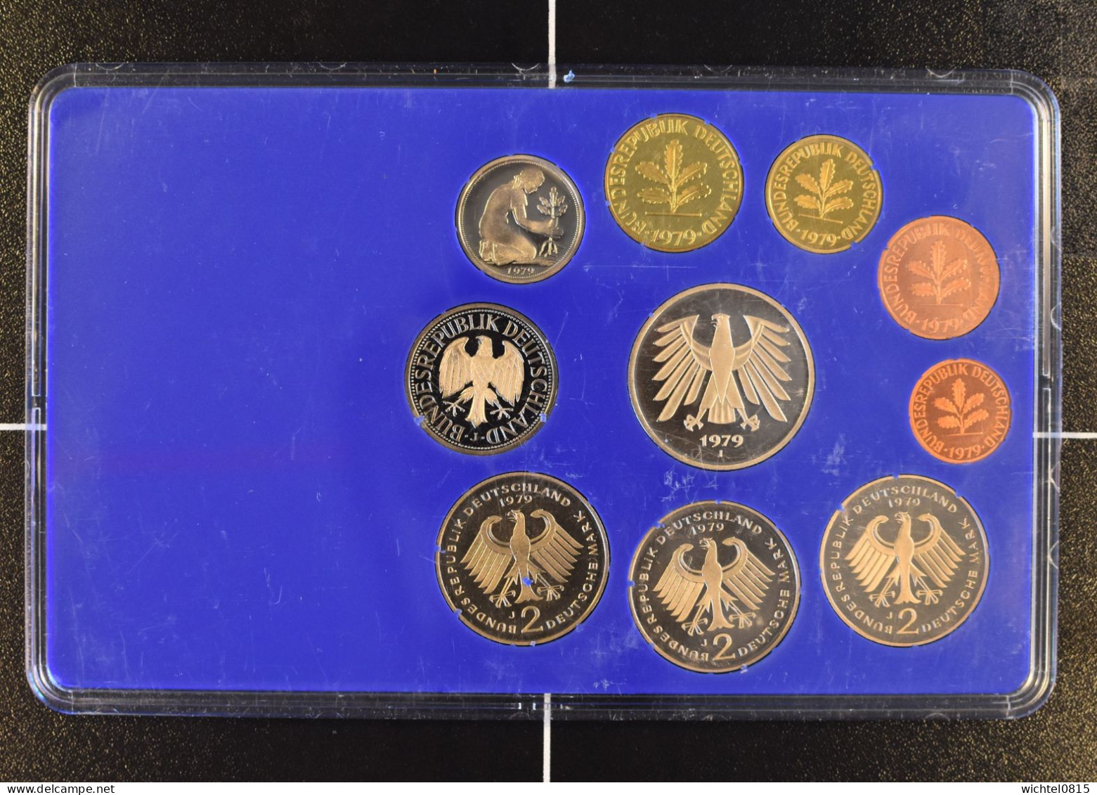 Kursmünzsatz BRD 1979 Prägestätte J [Hamburg] - Mint Sets & Proof Sets