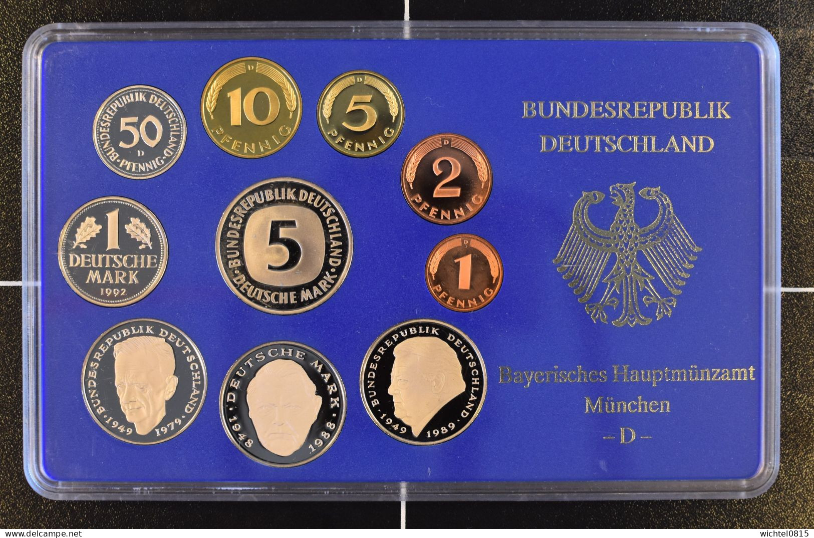 Kursmünzsatz BRD 1992 Prägestätte D [München] - Sets De Acuñados &  Sets De Pruebas