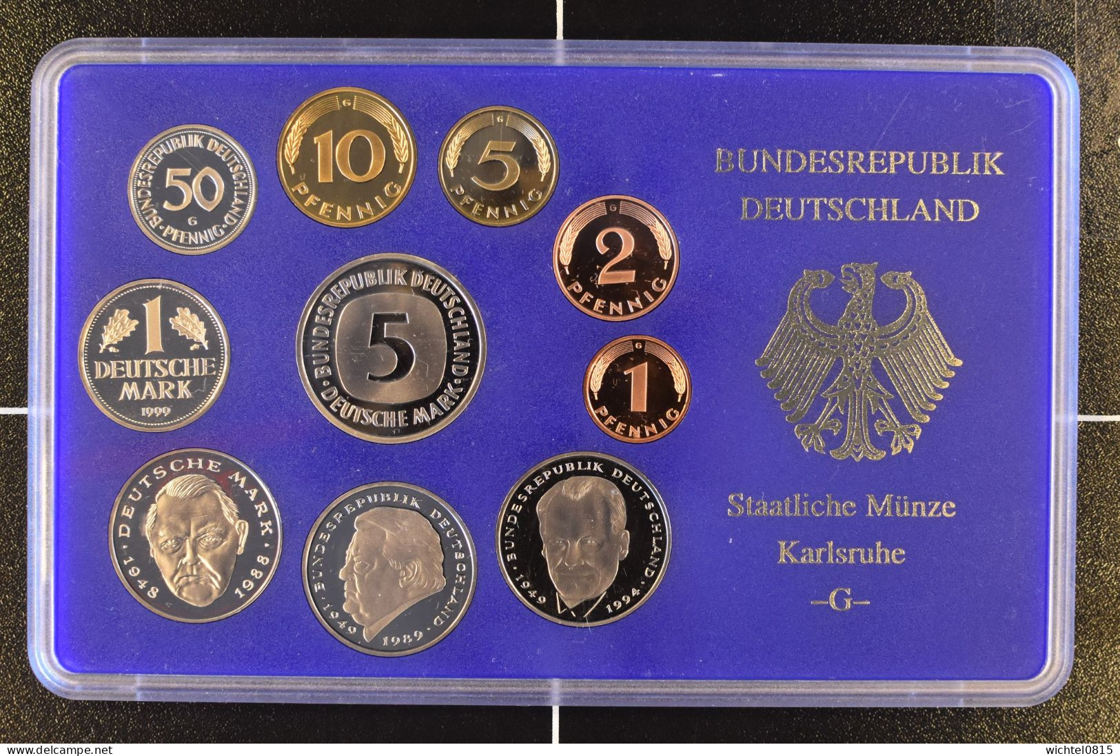 Kursmünzsatz BRD 1999 Prägestätte G [München] - Mint Sets & Proof Sets