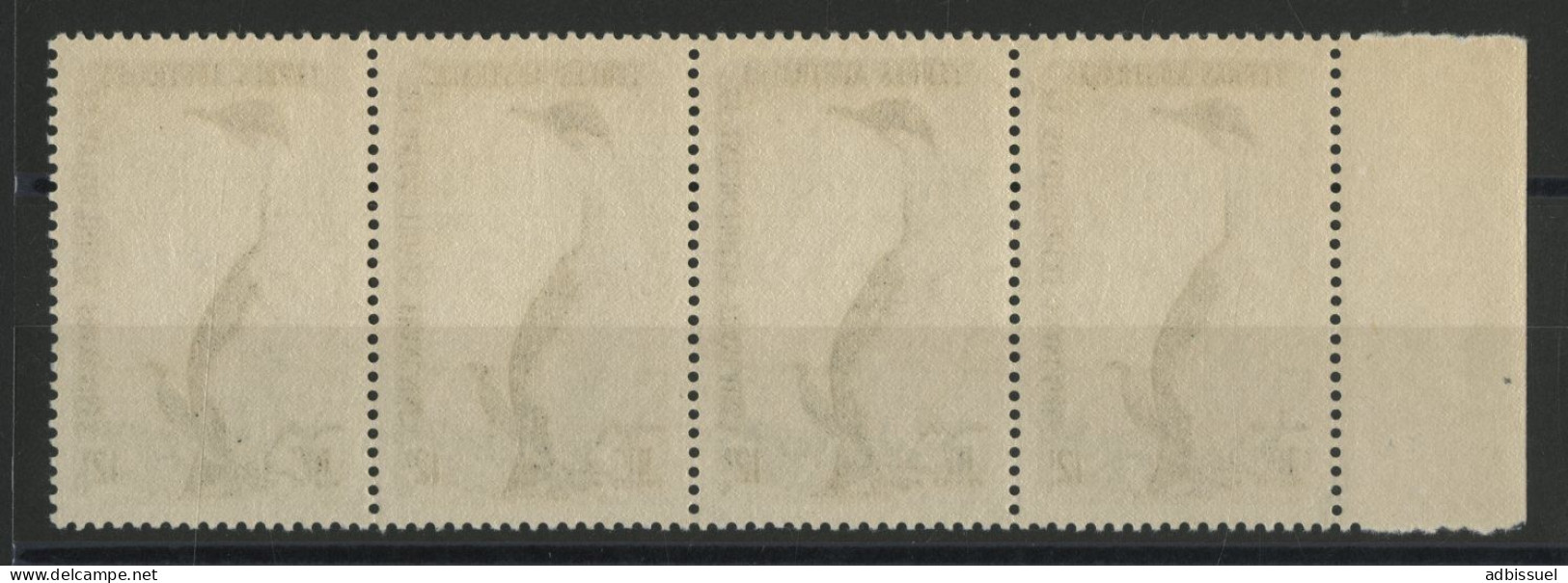 TAAF N° 14 Neufs ** (MNH) Cote 84 € Bande De Quatre Du 12 Fr  Cormoran TB - Nuovi