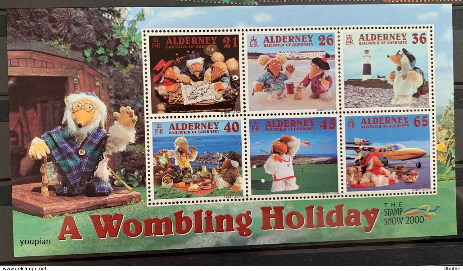 Alderney 2000, A Wombling Holiday, MNH S/S - Alderney