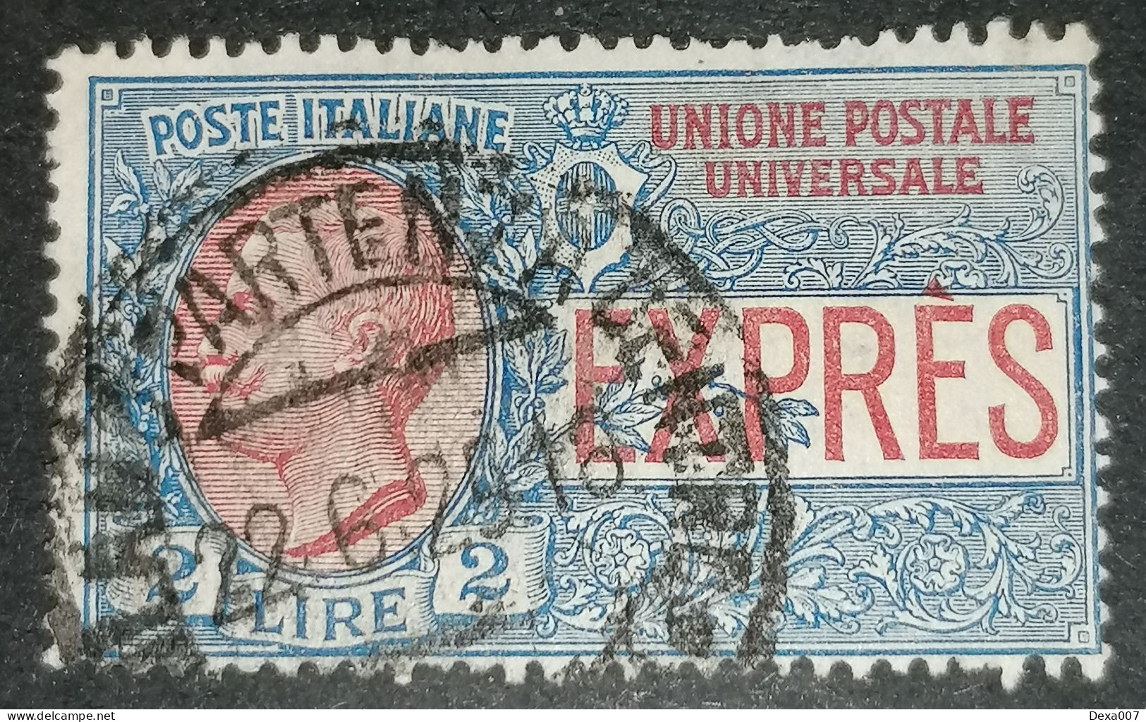 Italy 2 Lire 1925 Express Stamp Sassone 140e - Exprespost