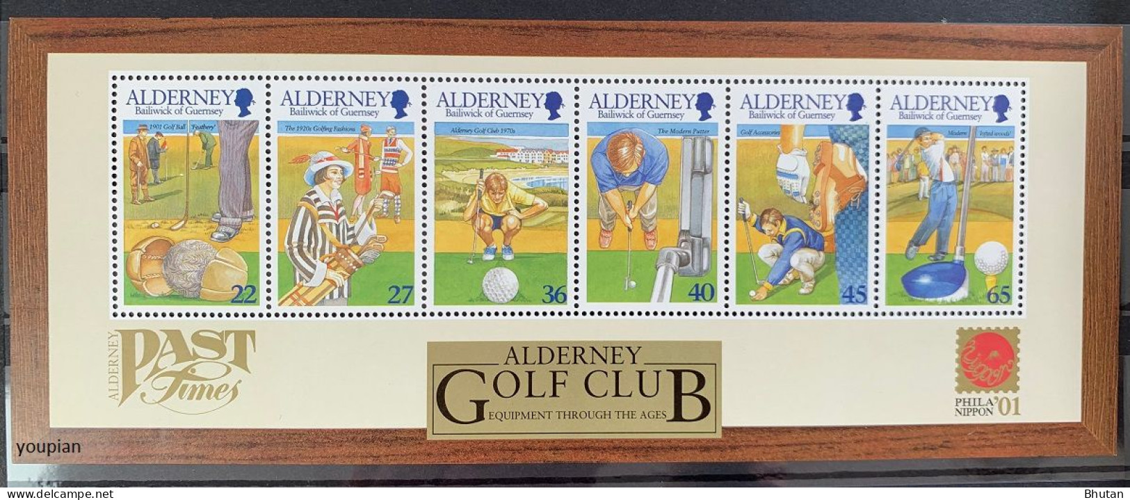 Alderney 2001, Alderney Gold Club, MNH S/S - Alderney