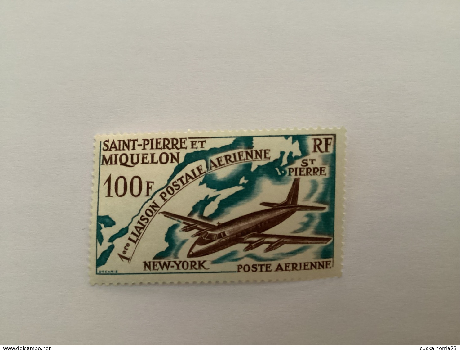 Timbre Poste Aérienne No31** Saint-Pierre Et Miquelon - Nuevos