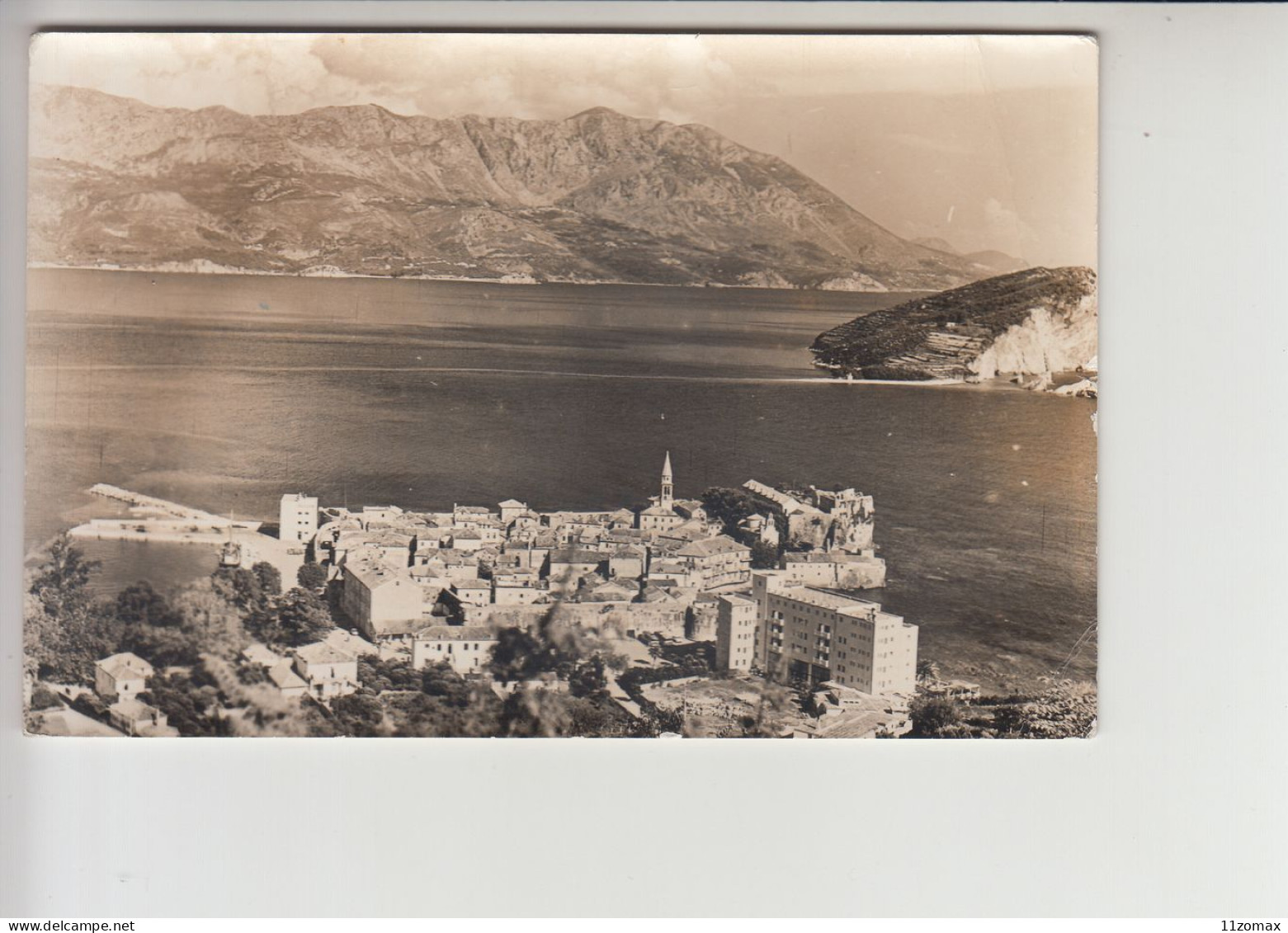 Yugoslavia Tuberculosis Solidarity Week On Postcard Budva (me012) TBC Tuberkulose Tuberculose Red Cross - Wohlfahrtsmarken