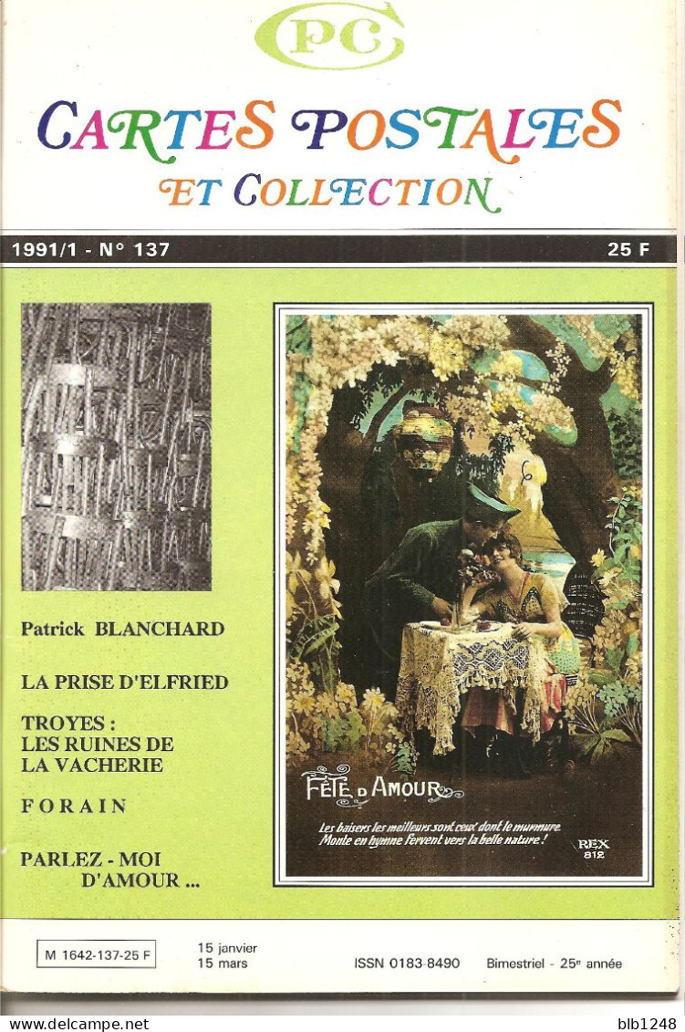 CPC N°137-  Patrick Blanchard - Troyes - Forain.... - Livres & Catalogues