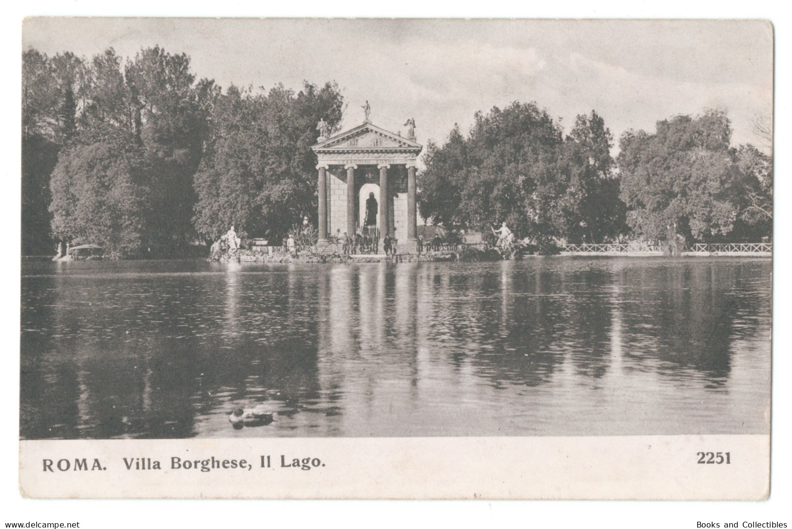 ROMA. Villa Borghese, Il Lago * 0166 - Parcs & Jardins