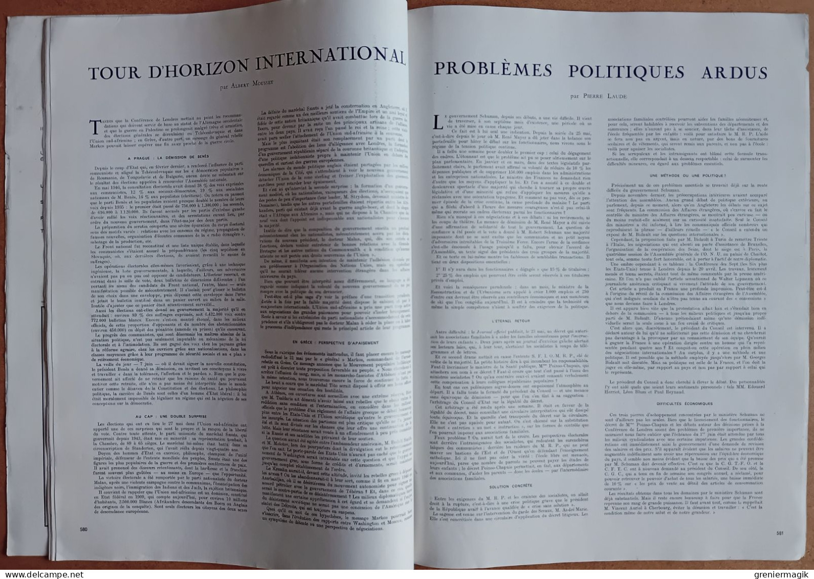 France Illustration N°141 12/06/1948 Roi Abdullah De Transjordanie Jérusalem/La Soie/Bulgarie/Bataille De Normandie - Informaciones Generales