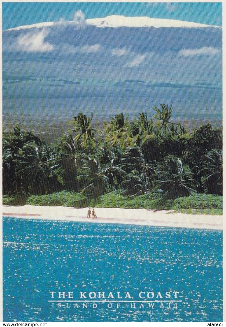 Big Island Of Hawaii, Kohala Coast Beach Scene C1980s Vintage Postcard - Big Island Of Hawaii