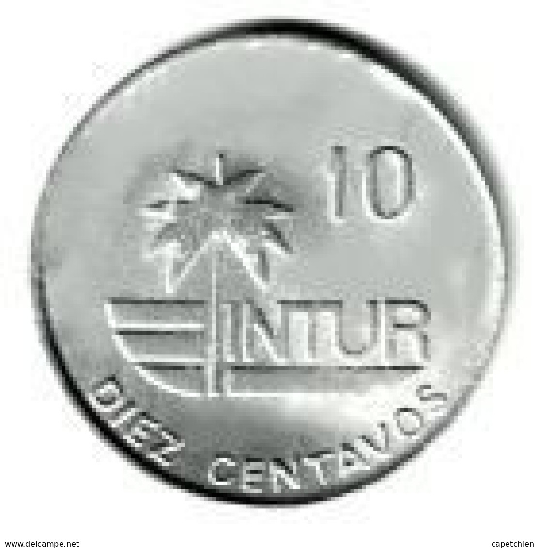 CUBA / 10 CENTIMES / 1981 / INSTITUTO NACIONAL DE TURISMO / 3.81 G / 21 Mm / EMISSION POUR LE TOURISME - Cuba