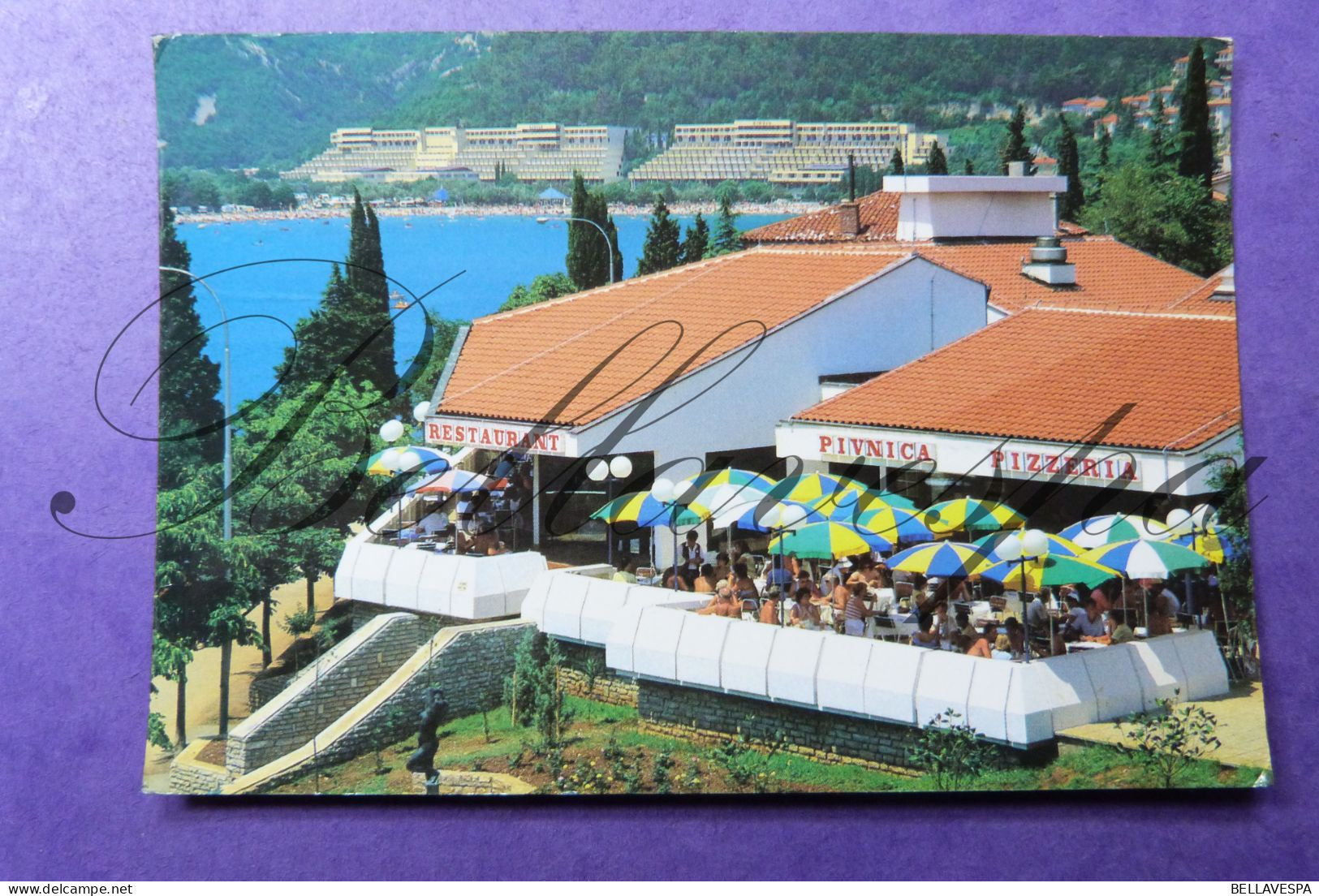 Rabac  Restaurant Pivnica Pizzeria  1987 Jugoslavie Jugoslavija Kroatië - Kroatië