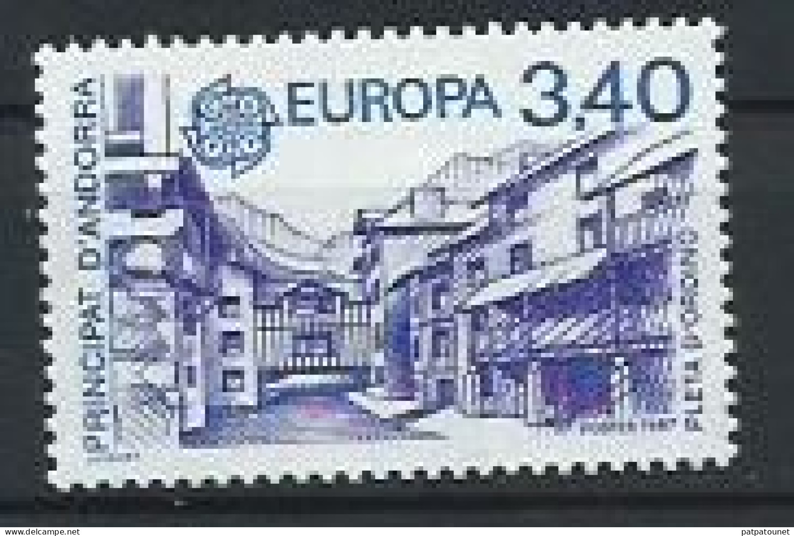 Europa CEPT Andorre Français YV 359 1987 MNH Cote 16 Euros - 1987