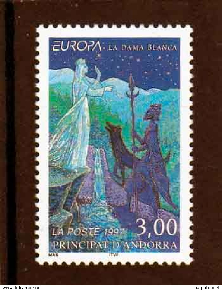 Europa CEPT Andorre Français YV 487 1997 MNH Cote 2 Euros - 1997