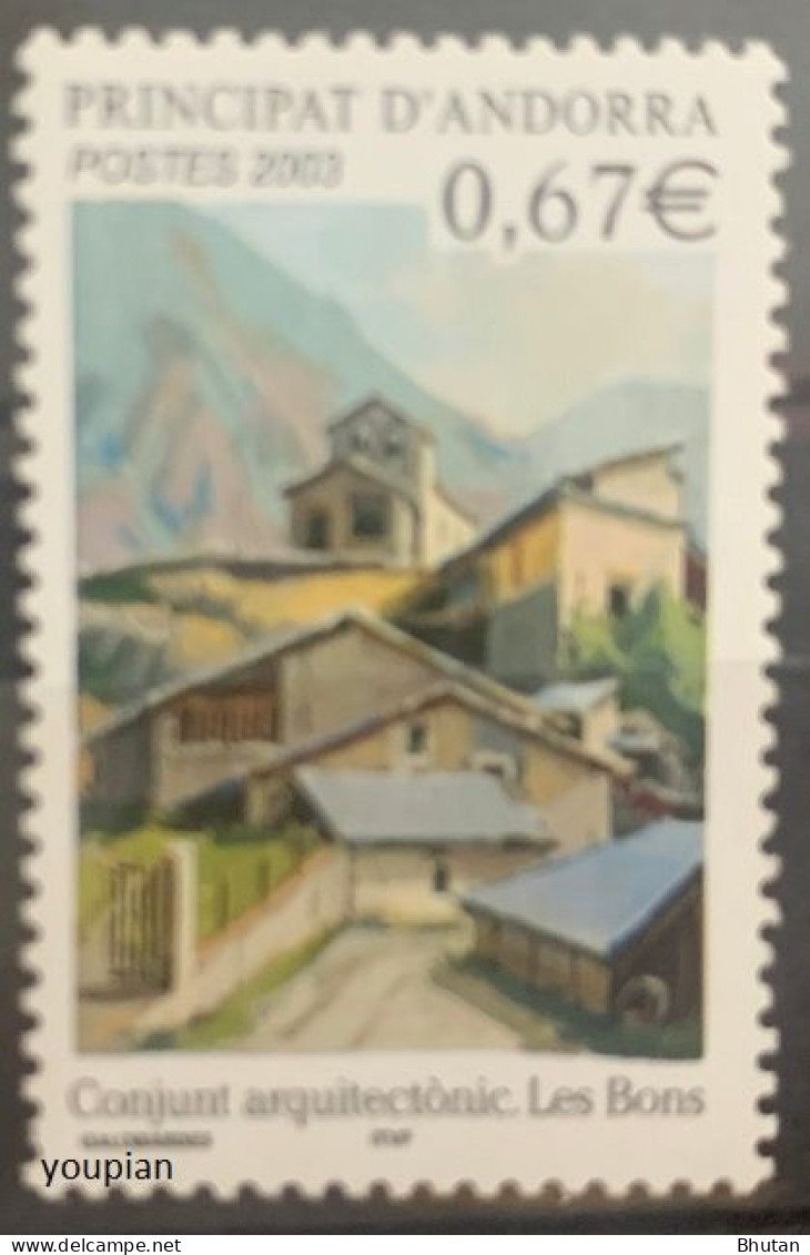 Andorra (French Post) 2003, Architecture MNH Single Stamp - Ungebraucht