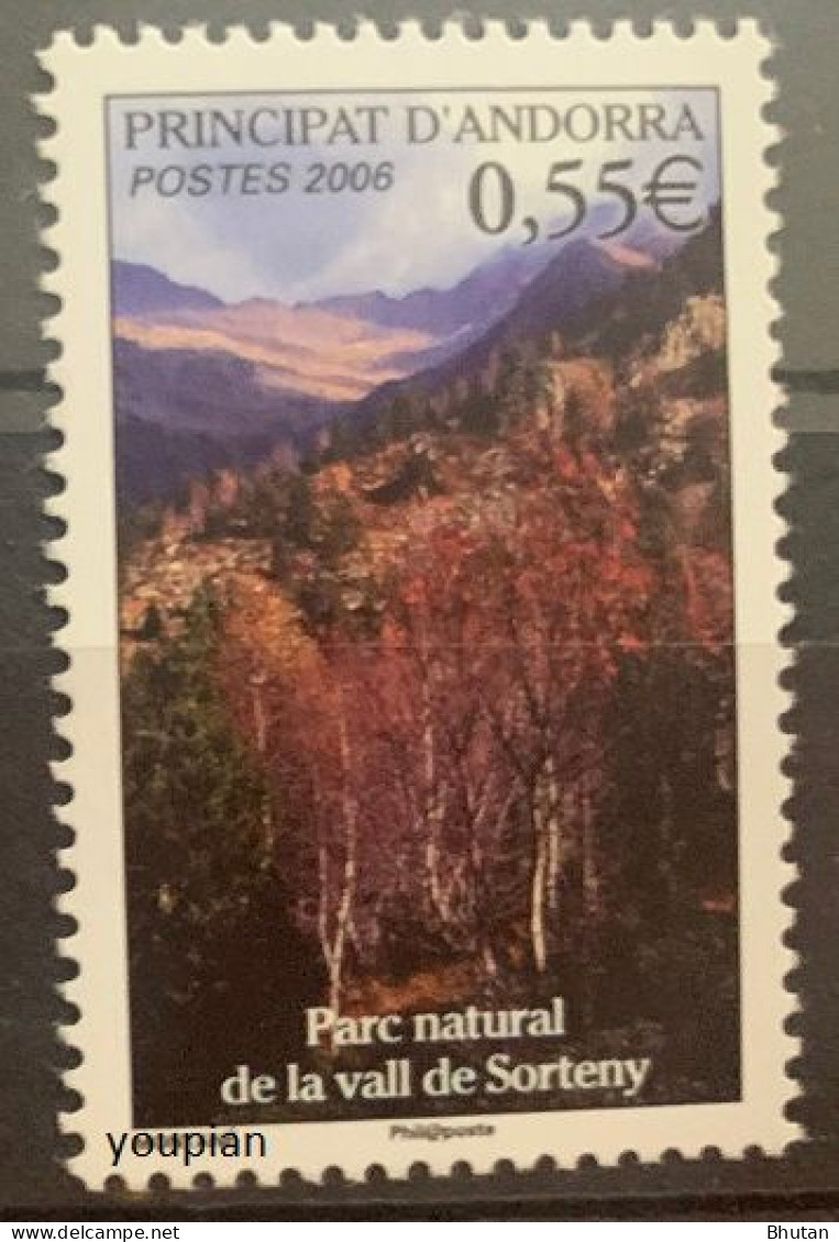Andorra (French Post) 2006, Sorteny Valley Nature Park, MNH Single Stamp - Ungebraucht