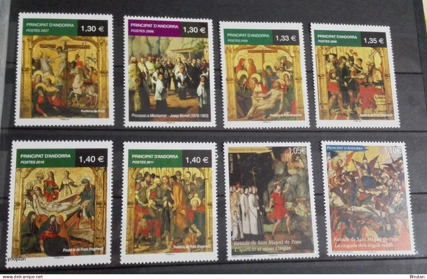 Andorra (French Post) 2006-2014, Religious Stamps, MNH Stamps Set - Nuovi