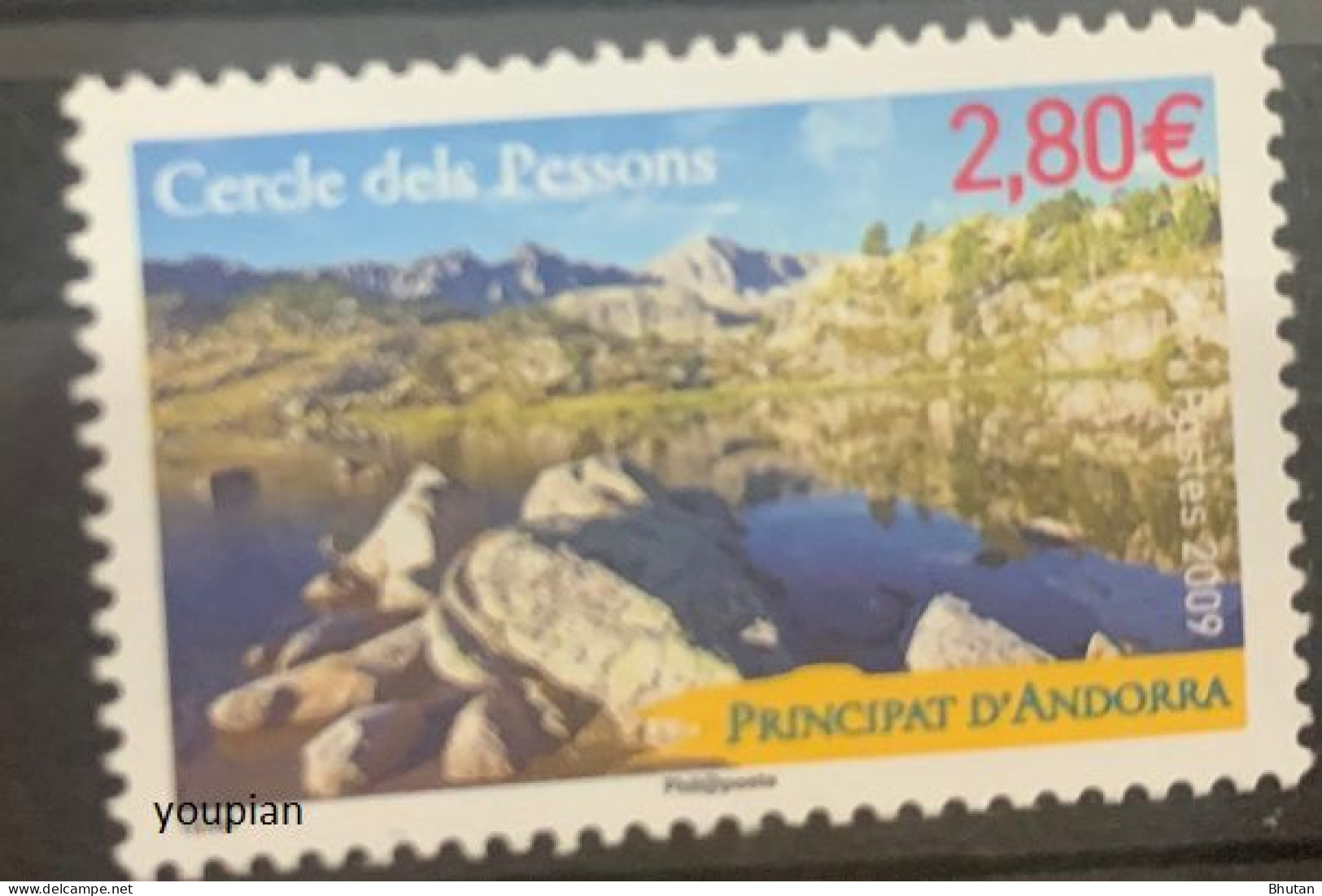 Andorra (French Post) 2009, Tourism, MNH Single Stamp - Nuovi