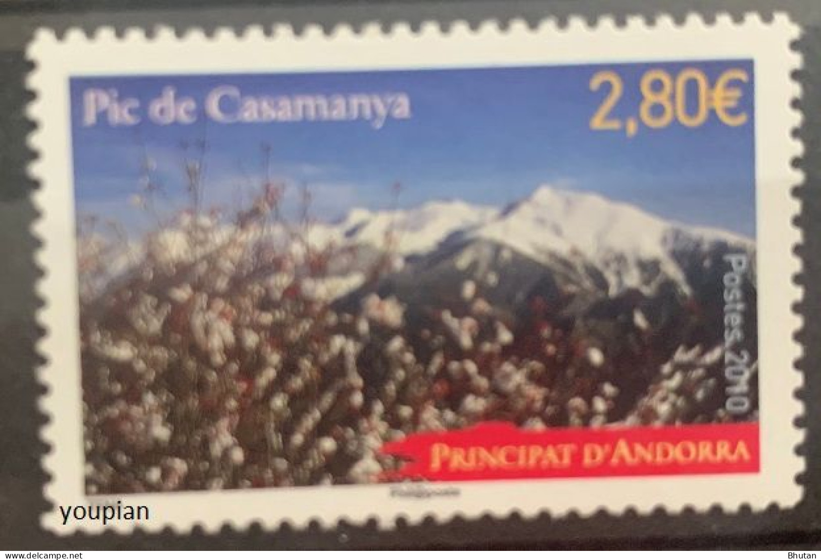 Andorra (French Post) 2010, Landscape, MNH Single Stamp - Unused Stamps