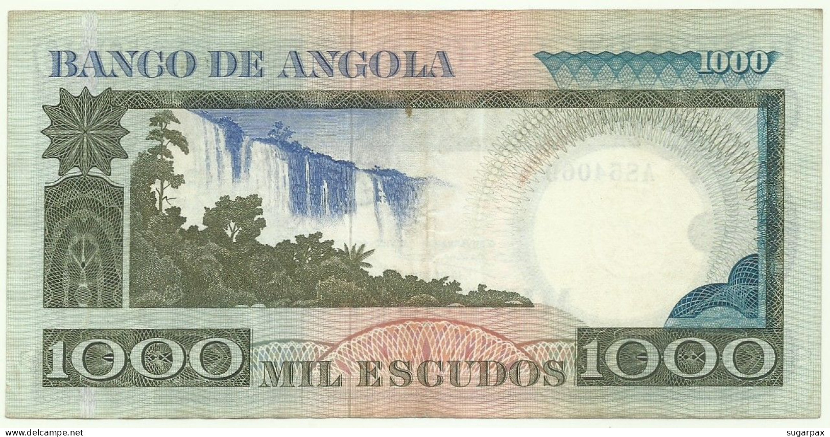 Angola - 1000 Escudos - 10.6.1973 - Pick: 108 - Serie AS - Luiz De Camões - PORTUGAL - 1.000 - Angola