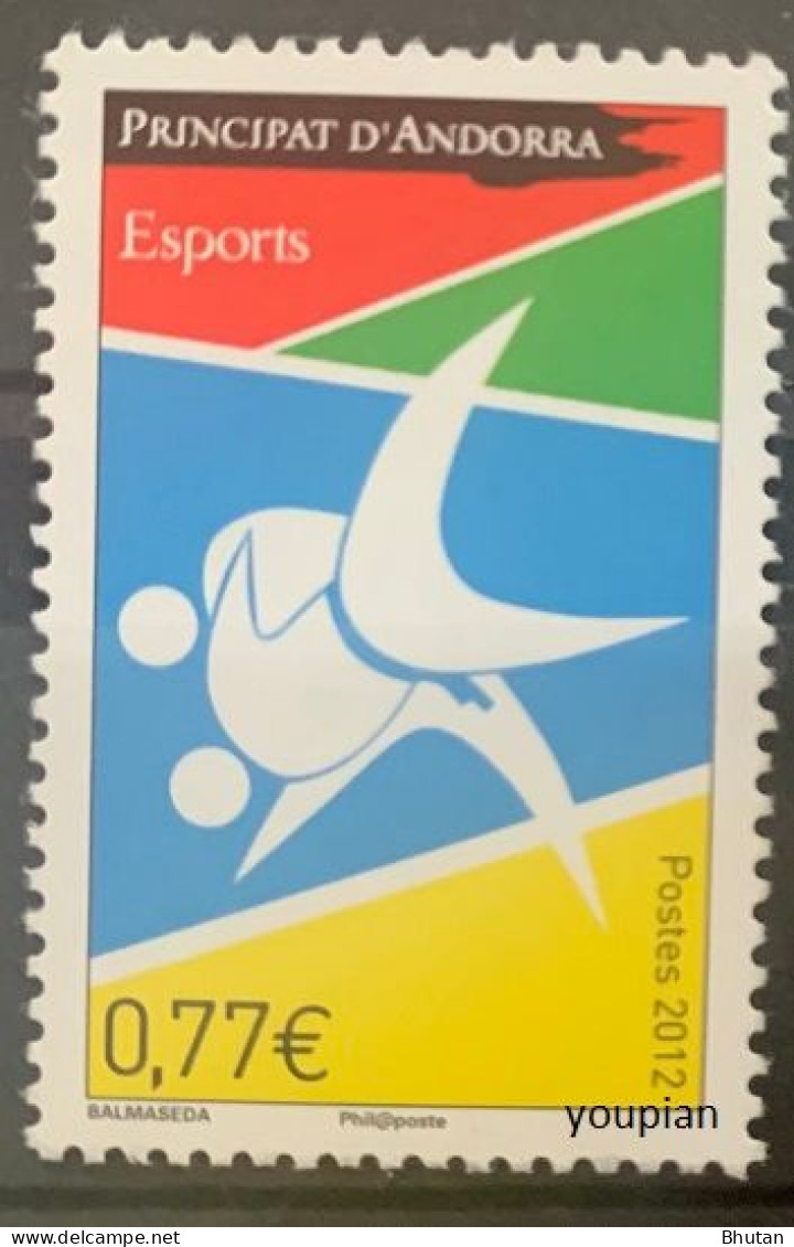 Andorra (French Post) 2012, Sport, MNH Single Stamp - Nuevos