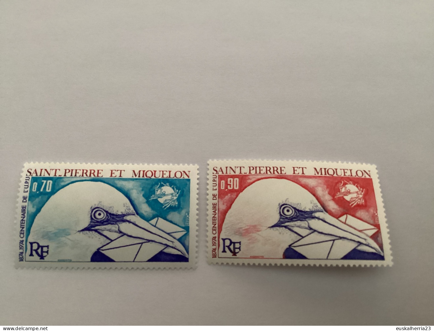 2 TimbresNo 434/5** Saint-Pierre Et Miquelon - Unused Stamps