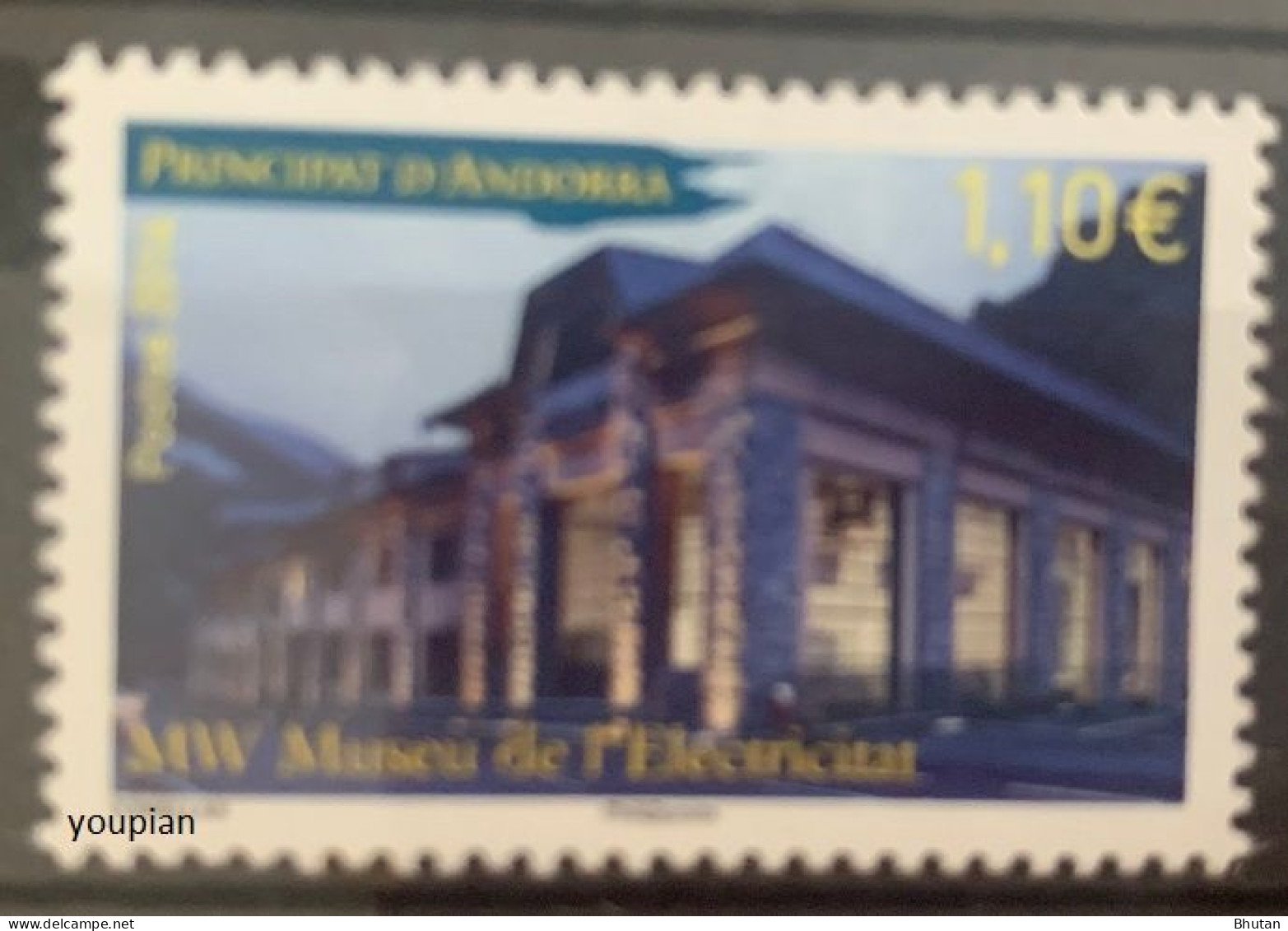 Andorra (French Post) 2014, Museum For Electricity, MNH Single Stamp - Nuevos