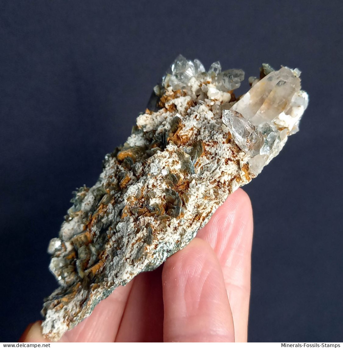 #U15 - Beau QUARTZ Cristaux Avec Muscovite (Val Bedretto, Suisse) - Mineralien