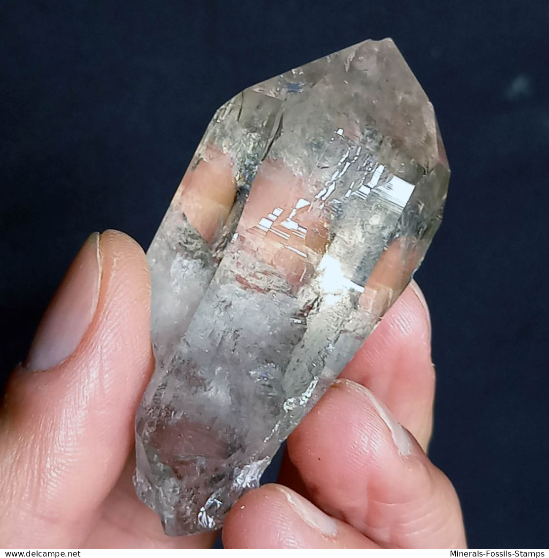 #U16 - Beau Cristal QUARTZ (Glacier Géant, Aoste, Italie) - Minéraux