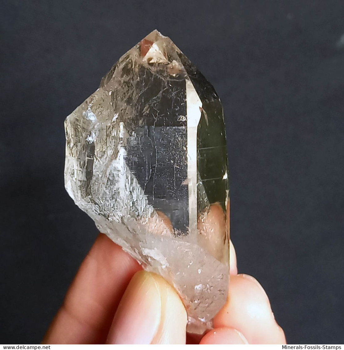 #U16 - Beau Cristal QUARTZ (Glacier Géant, Aoste, Italie) - Minéraux