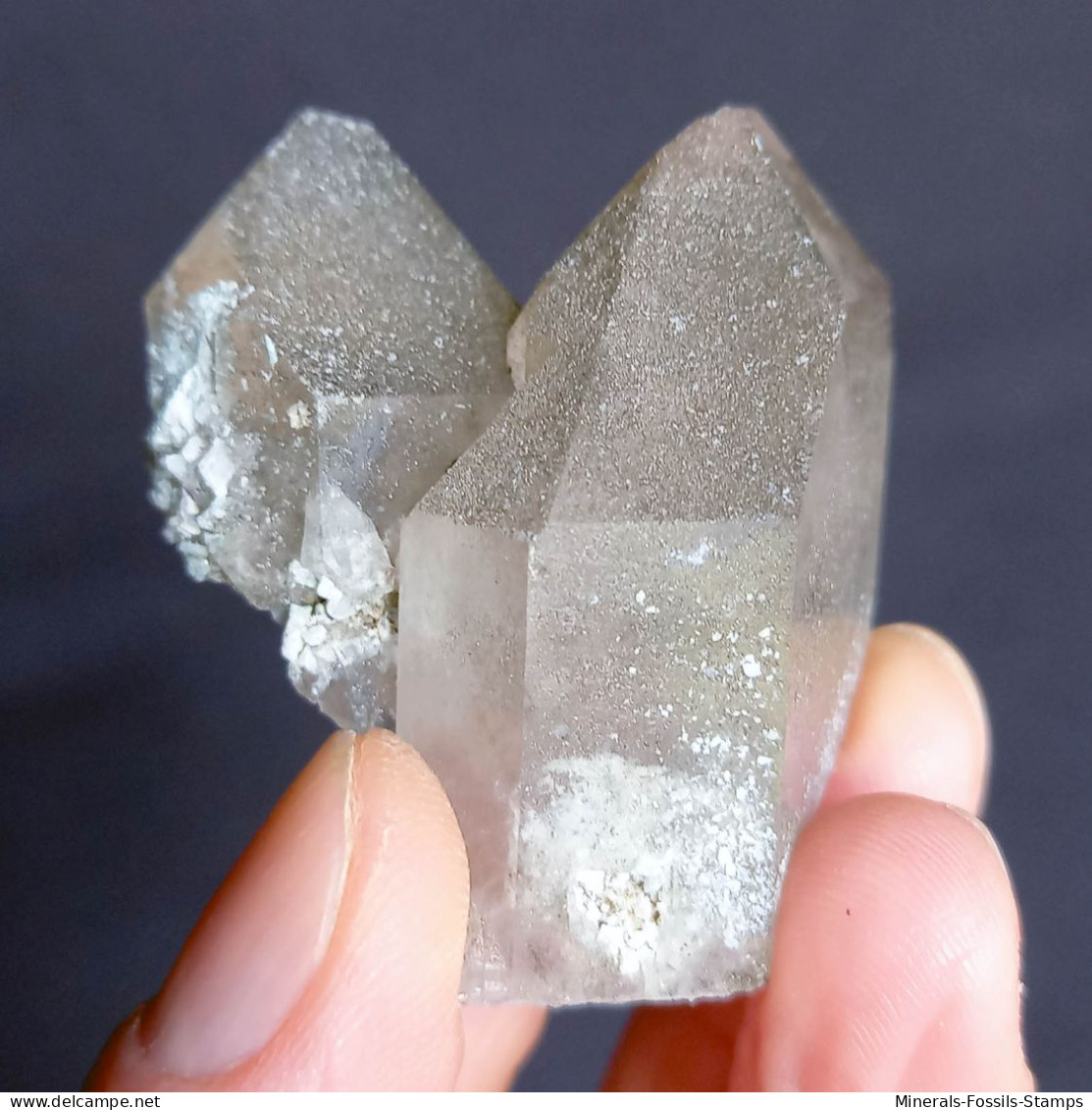 #U18 - Beau Cristal QUARTZ (Glacier Géant, Aoste, Italie) - Minéraux