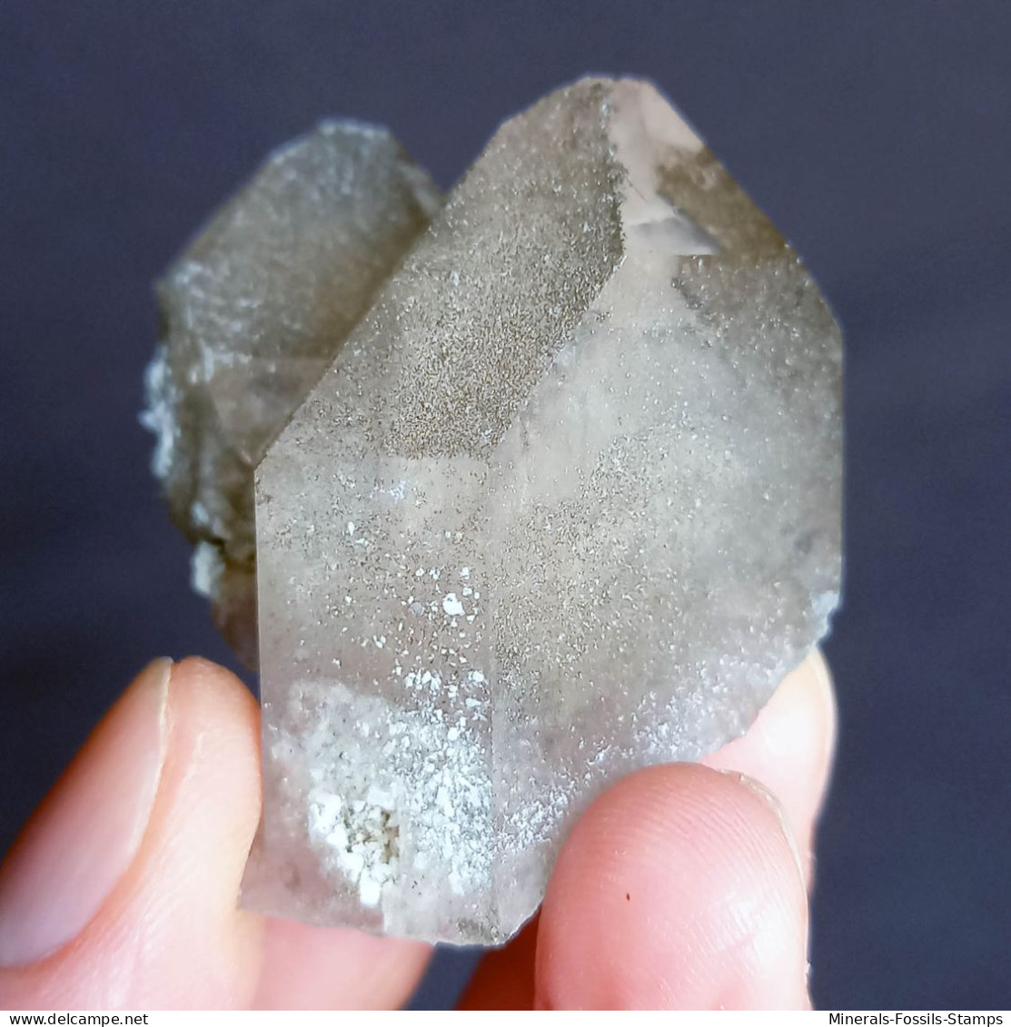 #U18 - Beau Cristal QUARTZ (Glacier Géant, Aoste, Italie) - Minéraux