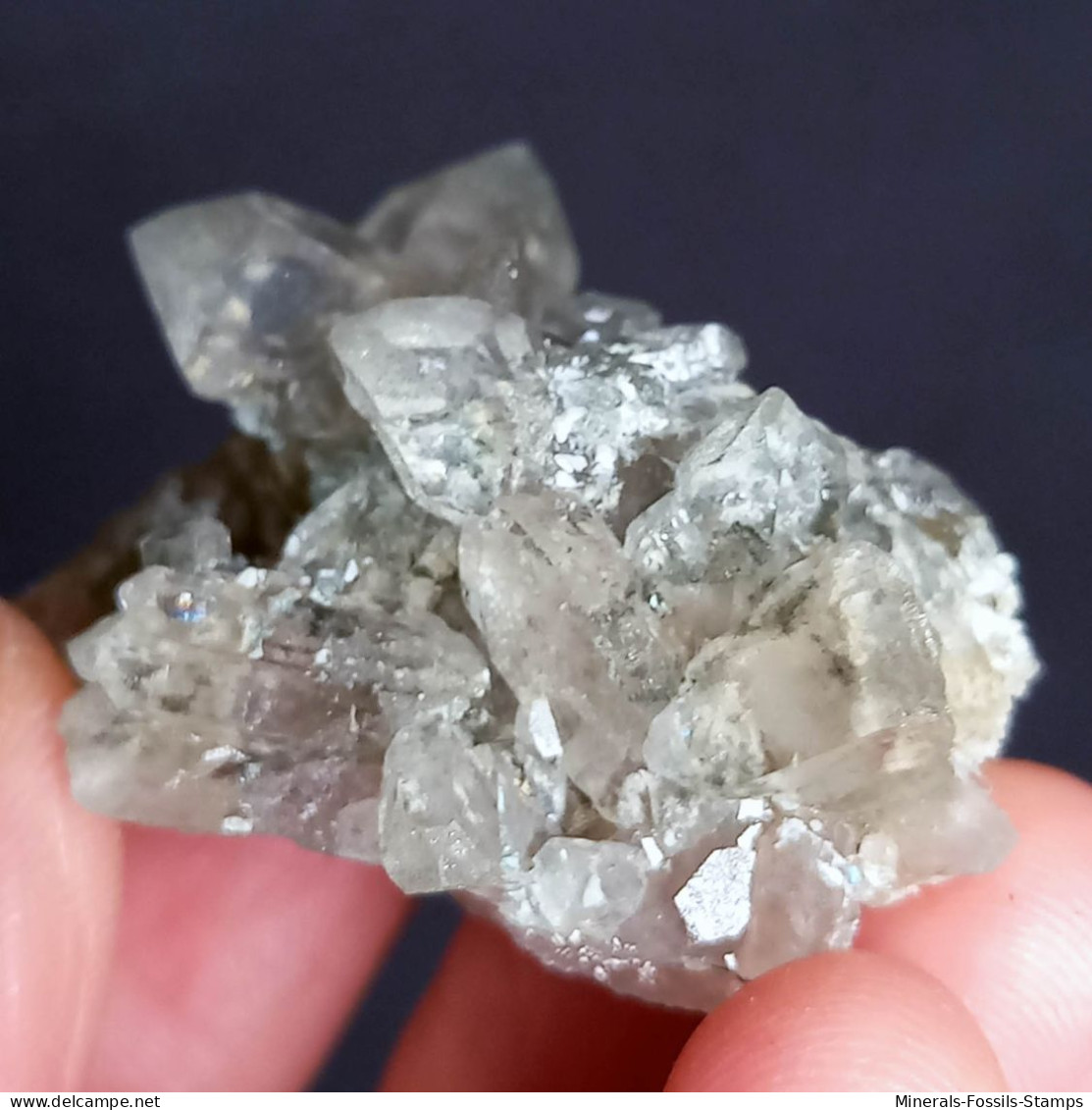 #U24 – Schöne QUARZ Kristall (Riesengletscher, Aosta, Italien) - Minerales