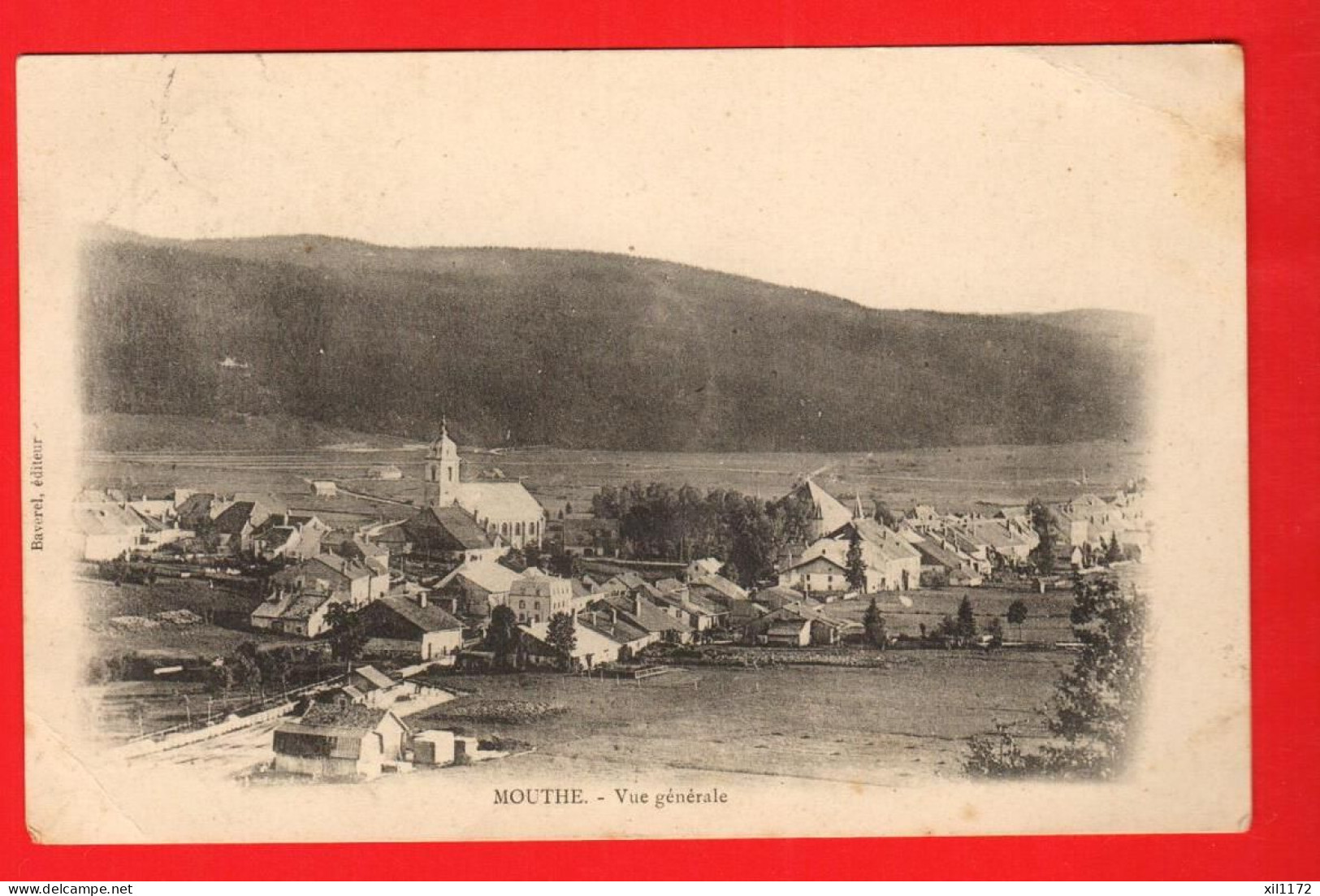 ZXH-14  Mouthe. Vue Générale.  Circ. Vers La Suisse En 1905 - Mouthe