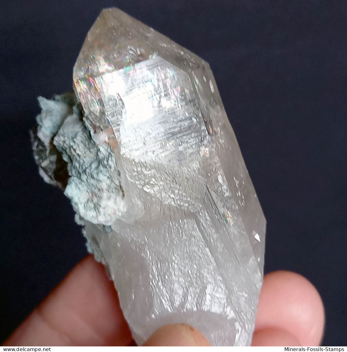 #U25 – Schöne QUARZ Kristall (Riesengletscher, Aosta, Italien) - Minéraux