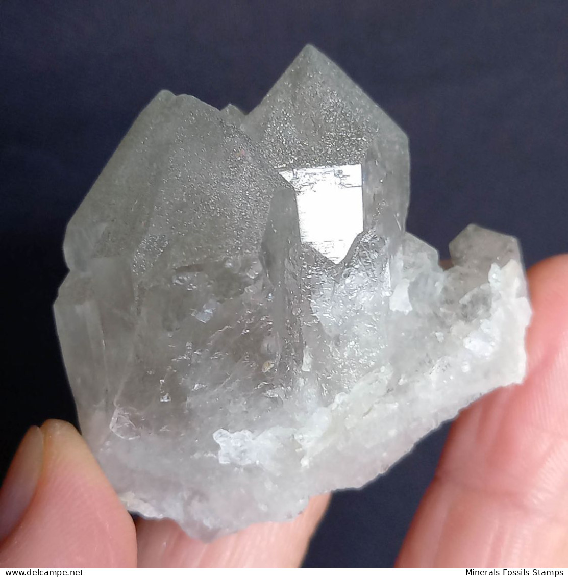 #U26 - Beau Cristal QUARTZ (Glacier Géant, Aoste, Italie) - Minéraux