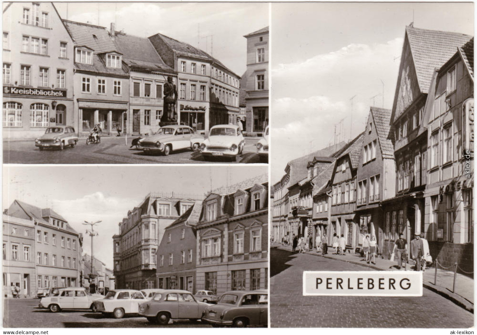 Perleberg Großer Markt, Schuhmarkt, Am Markt 1980 - Perleberg