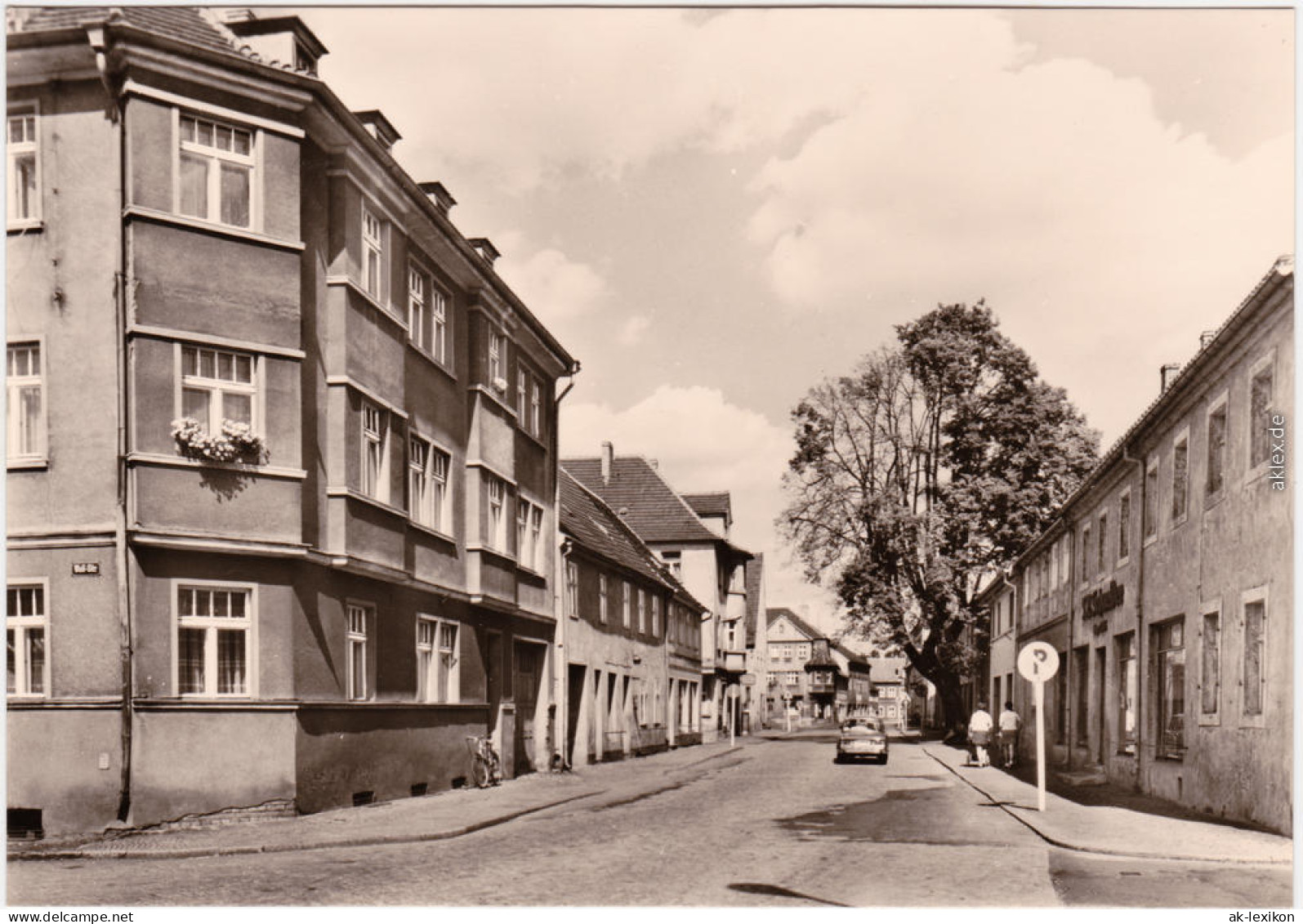 Ruhland Rólany Dresdner Straße Foto Ansichtskarte B Senftenberg 1980 - Ruhland