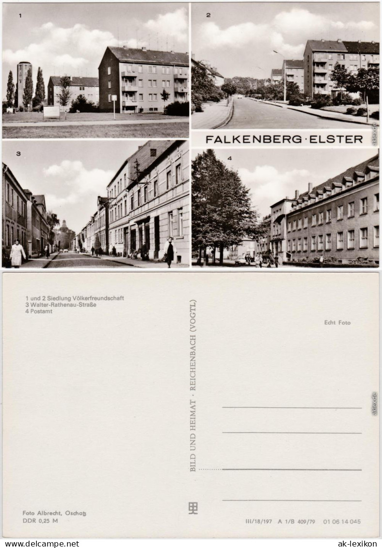 Falkenberg (Elster) Siedlung Völkerfreundschaft,  Walter-Rathenau-Straße 1979 - Falkenberg