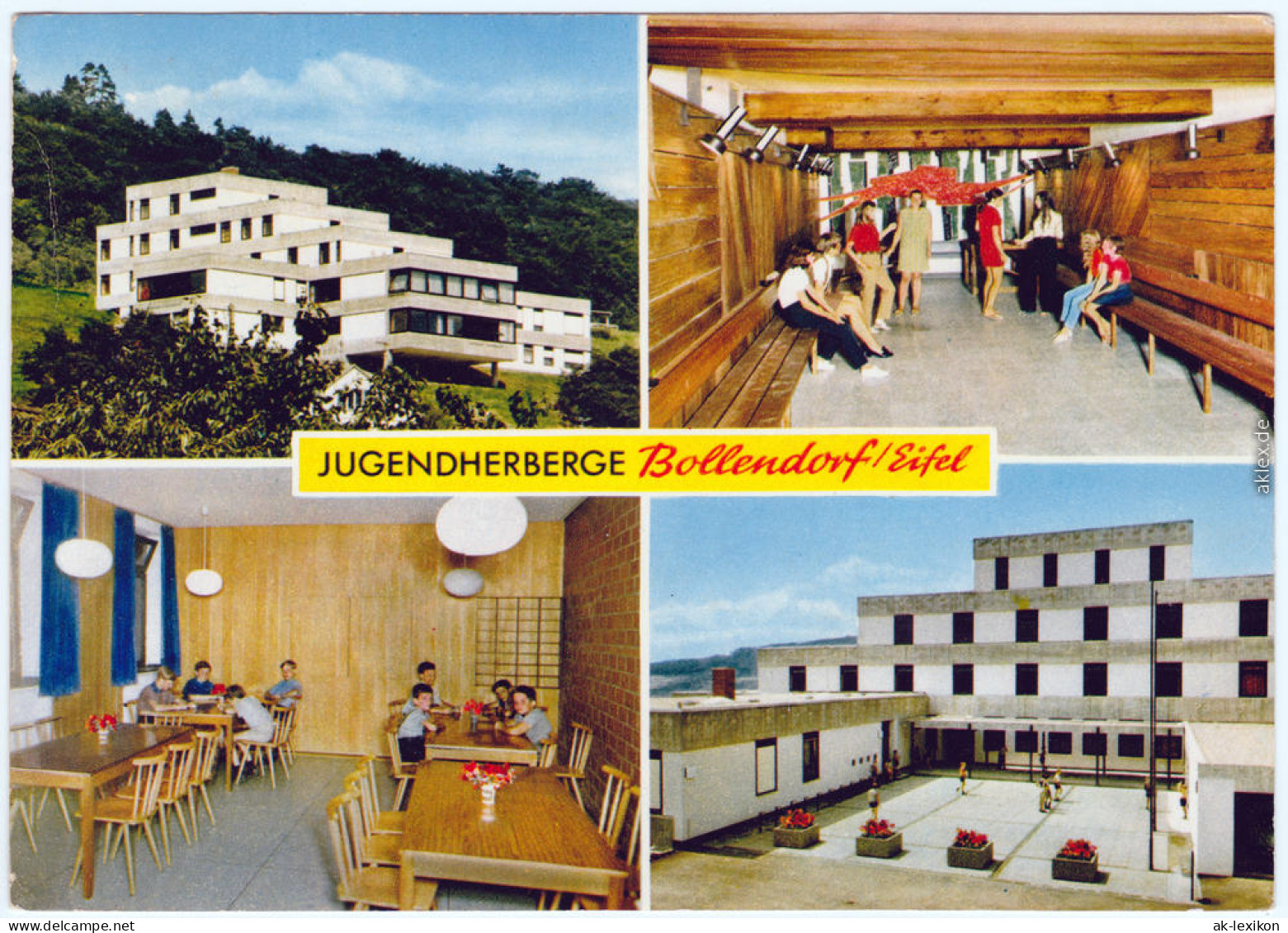 Ansichtskarte Bollendorf Bitburg Jugendherberge Bollendorf (Eifel), Belebt 1972 - Bitburg