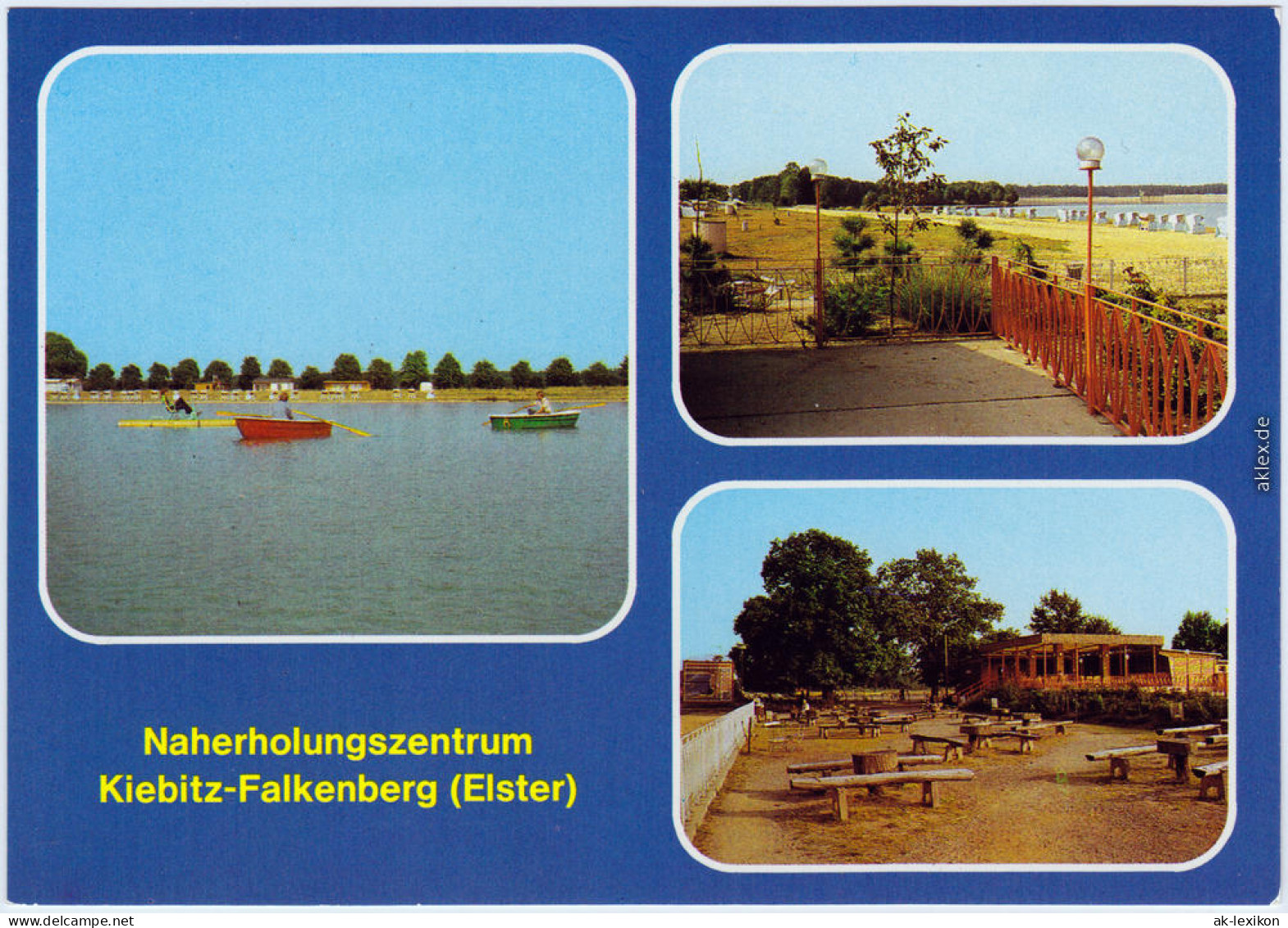 Falkenberg (Elster) Naherholungszentrum Kiebitz-Falkenberg 1984  - Falkenberg