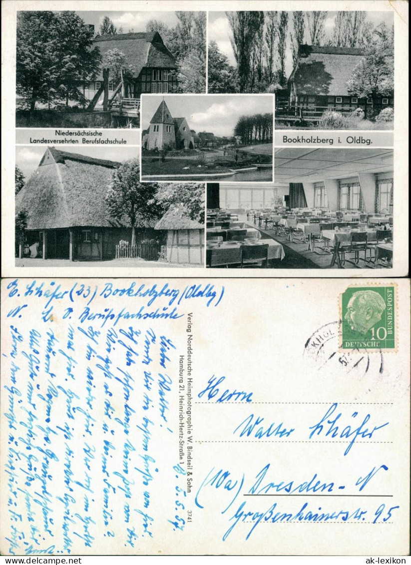 Bookholzberg-Ganderkesee 4 B Landesversehrten Berufsschule Innen U. Außen 1957 - Ganderkesee